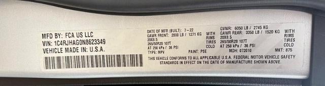 2022 Jeep Grand Cherokee Altitude