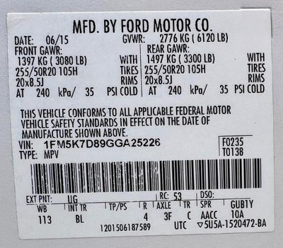 2016 Ford Explorer XLT