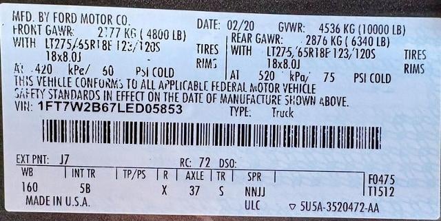 2020 Ford Super Duty F-250 SRW XL