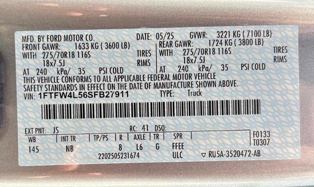 2025 Ford F-150 Tremor