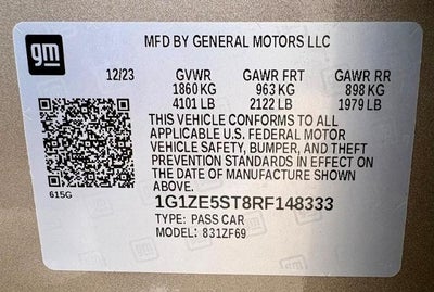 2024 Chevrolet Malibu 2LT