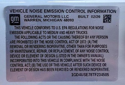 2026 GMC Sierra 3500 HD Chassis Cab Pro