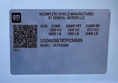 2026 GMC Sierra 3500 HD Chassis Cab Pro