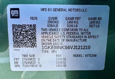 2027 GMC Acadia Elevation
