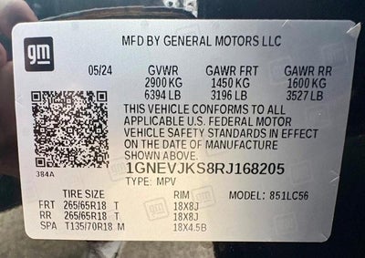 2024 Chevrolet Traverse Z71