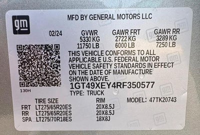 2024 GMC Sierra 2500 HD Denali Ultimate
