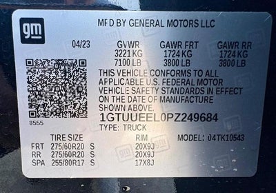 2023 GMC Sierra 1500 AT4