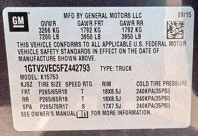 2015 GMC Sierra 1500 SLT