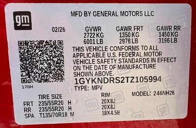 2026 Cadillac XT5 Premium Luxury