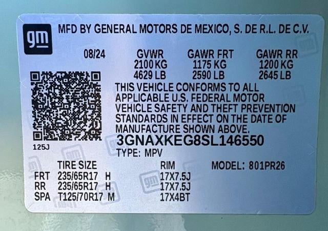2025 Chevrolet Equinox ACTIV