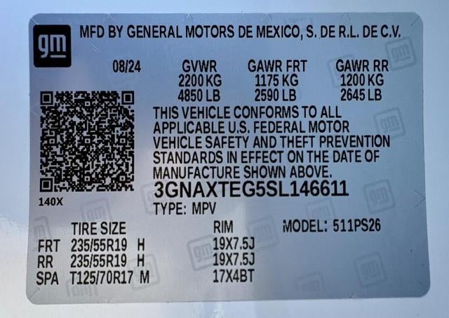 2025 Chevrolet Equinox RS