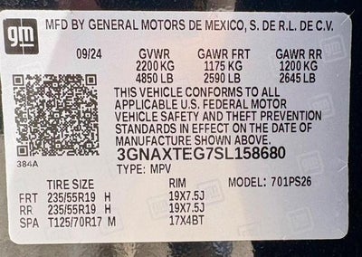 2025 Chevrolet Equinox RS