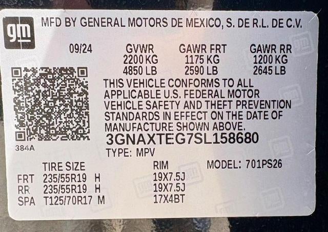2025 Chevrolet Equinox RS