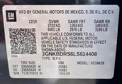 2020 Chevrolet Blazer 3LT