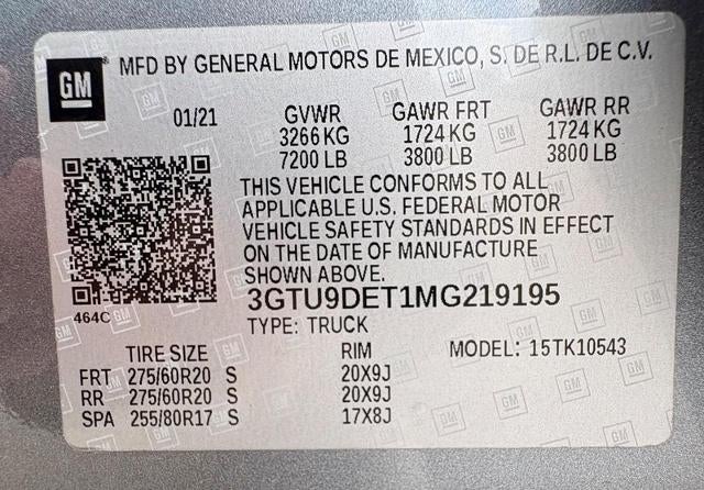 2021 GMC Sierra 1500 SLT