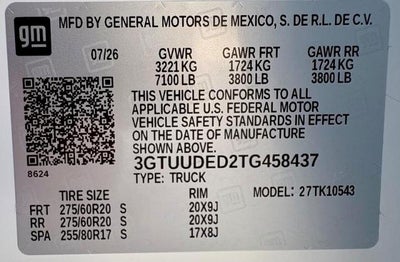 2026 GMC Sierra 1500 SLT