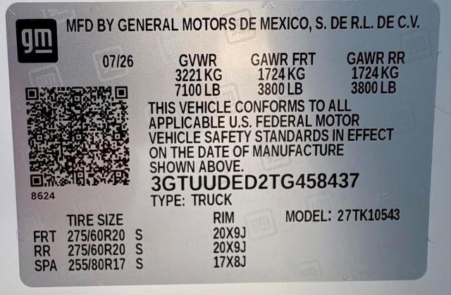 2026 GMC Sierra 1500 SLT