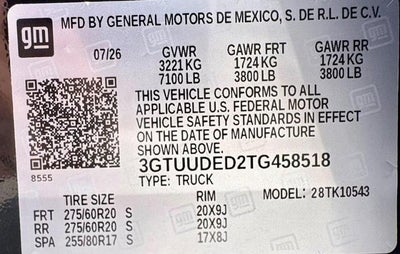 2026 GMC Sierra 1500 SLT
