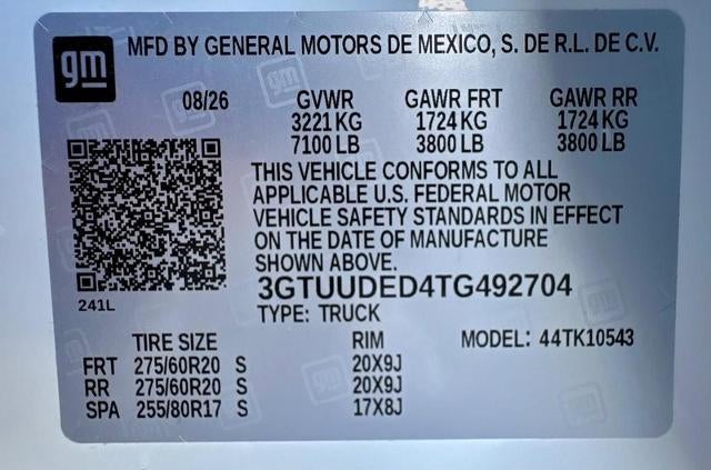 2026 GMC Sierra 1500 SLT
