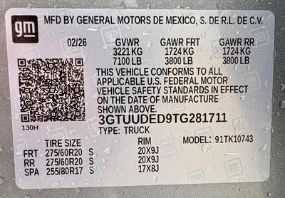 2026 GMC Sierra 1500 SLT