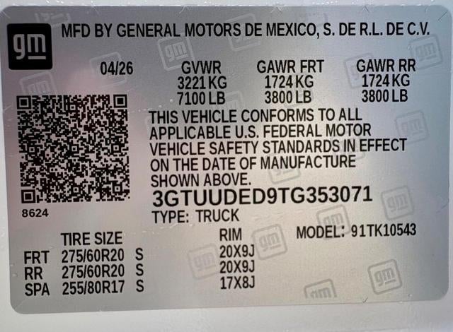 2026 GMC Sierra 1500 SLT