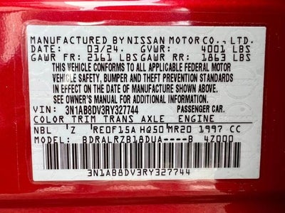 2024 Nissan Sentra SR