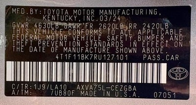 2024 Toyota Camry XLE