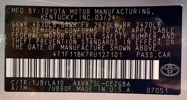 2024 Toyota Camry XLE