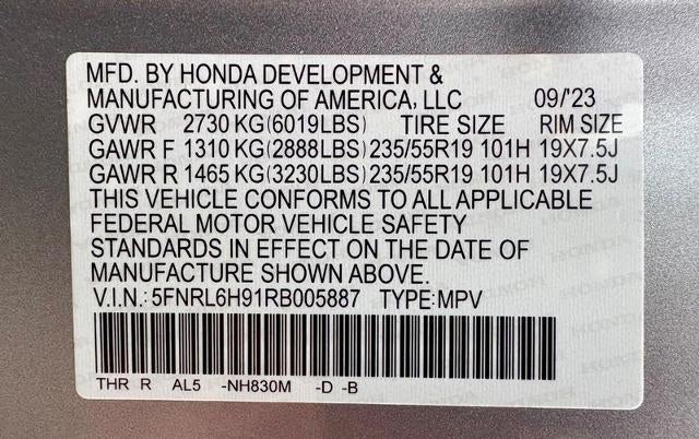 2024 Honda Odyssey Elite