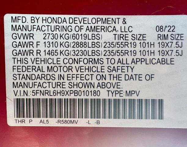 2023 Honda Odyssey Elite