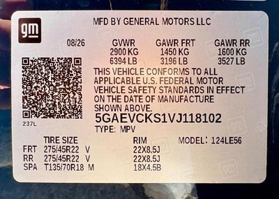 2027 Buick Enclave Avenir