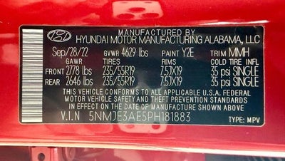 2023 Hyundai Tucson Limited