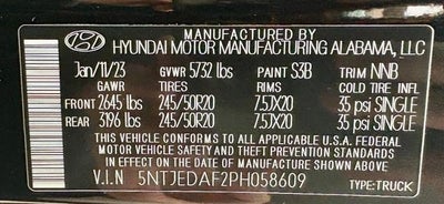 2023 Hyundai Santa Cruz Limited