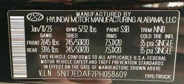 2023 Hyundai Santa Cruz Limited