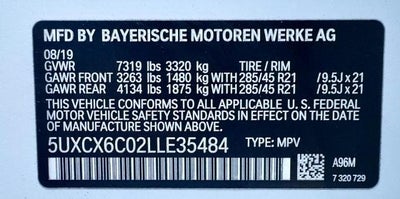 2020 BMW X7 M50i