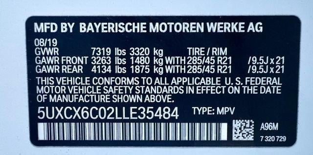 2020 BMW X7 M50i