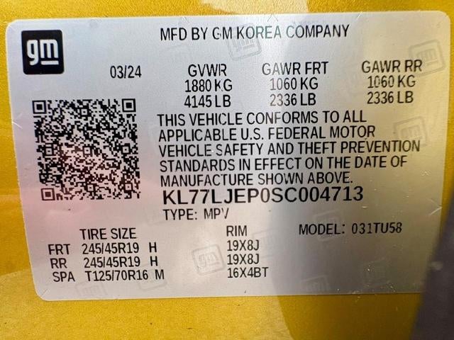 2025 Chevrolet Trax 2RS