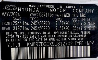 2025 Hyundai Palisade Calligraphy
