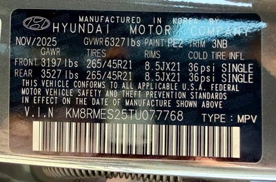 2026 Hyundai Palisade Calligraphy