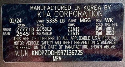 2024 Kia Sportage Plug-In Hybrid X-Line Prestige