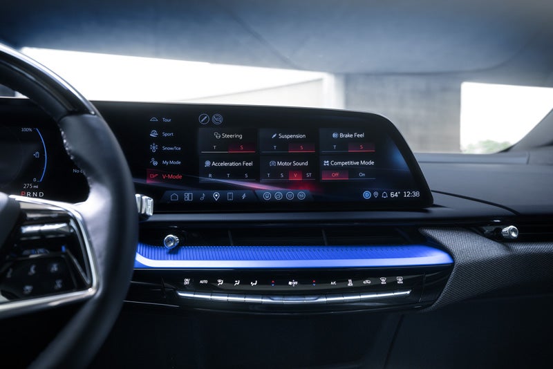 The 2026 OPTIQ-V Display Screen Displaying the V-Mode Settings | Russ Braunecker Auto Group in EFFINGHAM IL