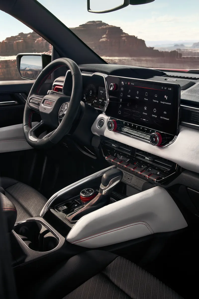 2026 GMC Canyon infotainment system at Russ Braunecker Auto Group in EFFINGHAM IL